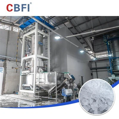 充填混合プロセスに適用されるCBFI一体型チューブ製氷機
