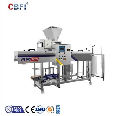 CBFI 自動氷粒子包装機 API100: 大容量アイスバッグ包装ソリューションの新基準